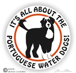 Portuguese Water Dog Decal