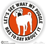 Puggle Decal