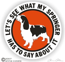 Springer Spaniel Decal