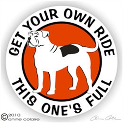 American Bulldog Window Decal