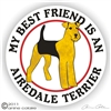 Airedale Terrier Window Decal