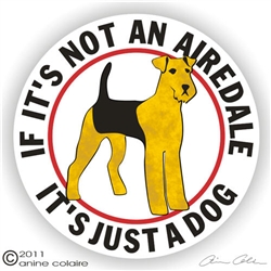 Airedale Terrier Window Decal