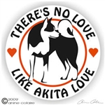 Akita Window Decal