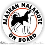 Alaskan Malamute Decal