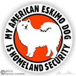 American Eskimo Decal