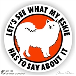 American Eskimo Decal