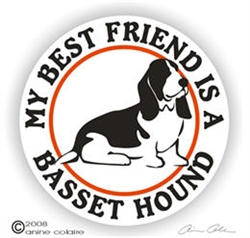 Basset Hound Decal