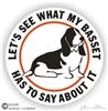 Basset Hound Decal