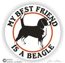 Beagle Window Decal