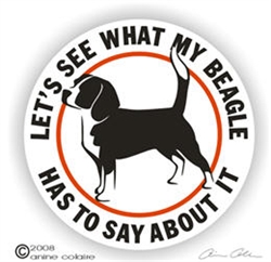 Beagle Window Decal