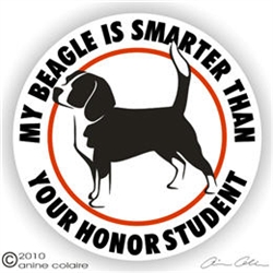 Beagle Window Decal