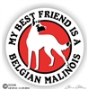 Belgian Malinois Window Decal