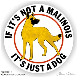 Belgian Malinois Window Decal