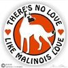 Belgian Malinois Window Decal