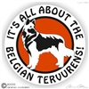 Belgian Tervuren Window Decal