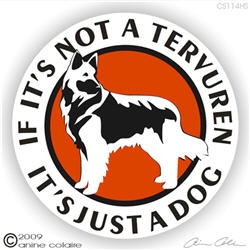 Belgian Tervuren Window Decal