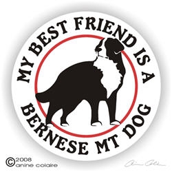 Bernese Mountain Dog Decal