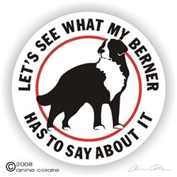 Bernese Mountain Dog Decal