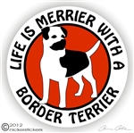 Border Terrier Decal