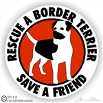 Border Terrier Decal