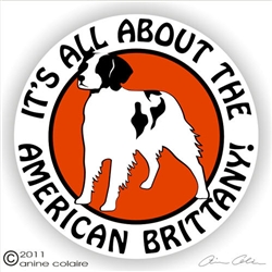 American Brittany Window Decal