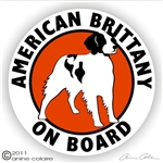 American Brittany Window Decal