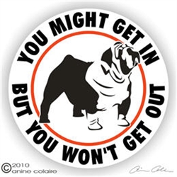 Bulldog Decal