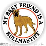 Bullmastiff Decal