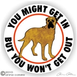 Bullmastiff Decal