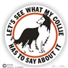 Collie Decal