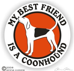 Coonhound Decal