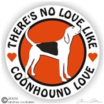 Coonhound Decal