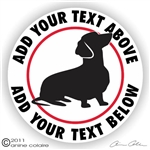 Dachshund Decal