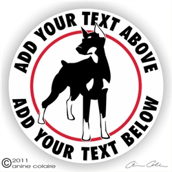 Doberman Decal