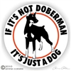 Doberman Decal