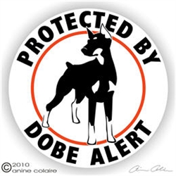 Doberman Decal