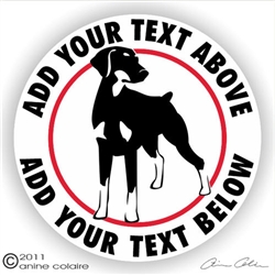 Doberman Decal