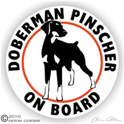 Doberman Decal