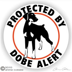 Doberman Decal