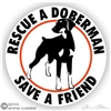 Doberman Decal