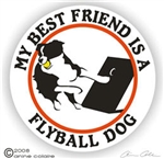 Flyball Dog Decal