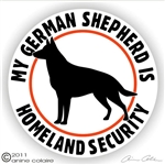 German Shepherd Decal