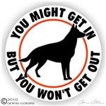 German Shepherd Decal