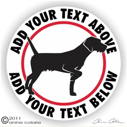 German Wirehair Pointer Decal