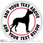 Great Dane Decal