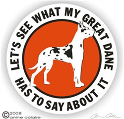 Great Dane Decal