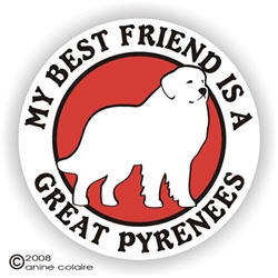 Great Pyrenees Decal