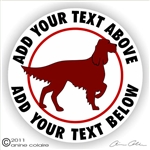 Irish Setter Decal