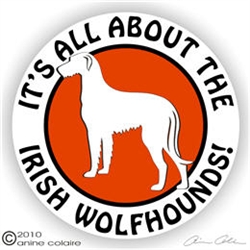 Irish Wolfhound Decal