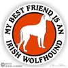 Irish Wolfhound Decal